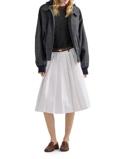 Prada Women's Short-Sleeved Cashmere Sweater - Dark Grey - Size 12 | Thumbnail 4