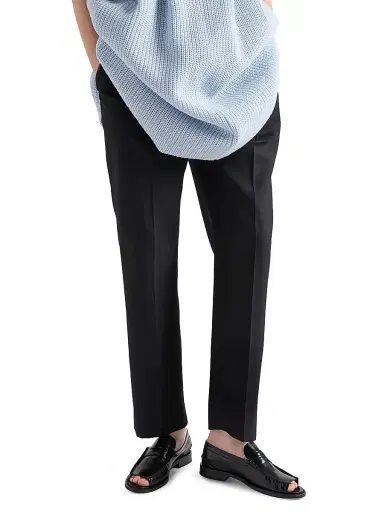 Prada Women's Rush Stitch Pants - Black | Thumbnail 2