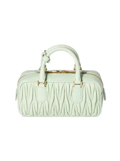 Miu Miu Women's Arcadie Matelassé Nappa Leather Top Handle Bag | Thumbnail 3 Miu Miu Women's Arcadie Matelassé Nappa Leather Top Handle Bag | Thumbnail 3