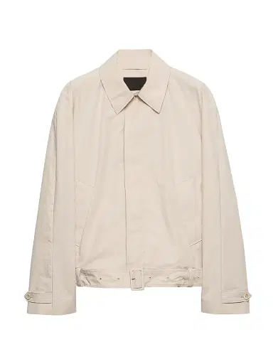 Prada Men's Cotton Jacket - Beige Khaki | Thumbnail 1