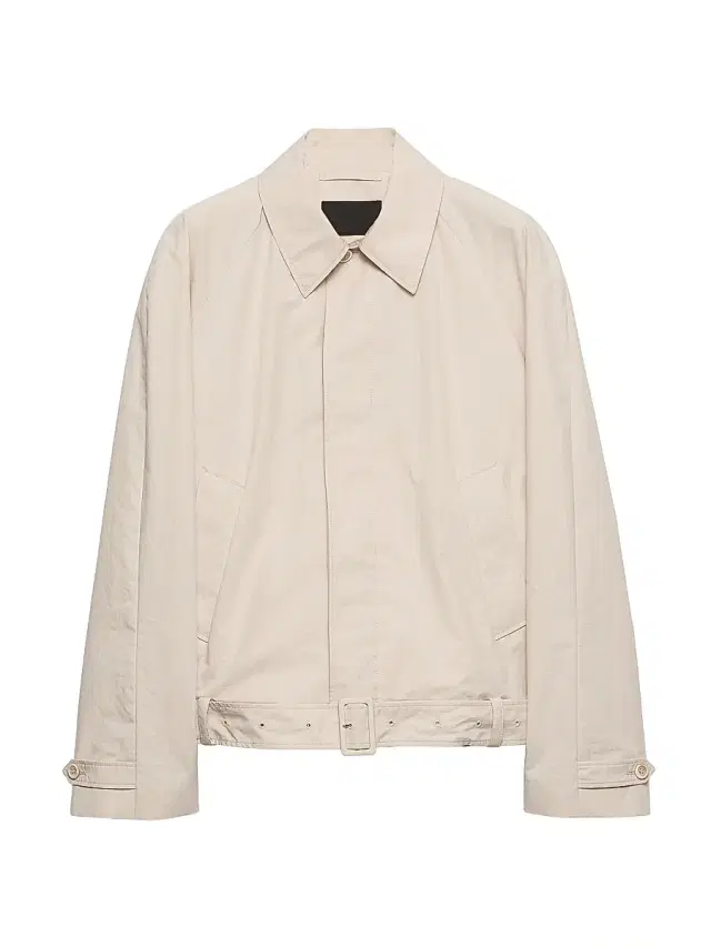 Men's Cotton Jacket - Beige Khaki