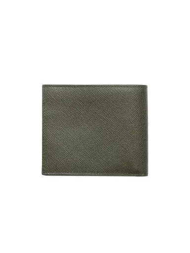 Prada Men's Saffiano Leather Wallet - Green | Thumbnail 3 Prada Men's Saffiano Leather Wallet - Green | Thumbnail 3