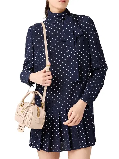 Miu Miu Women's Arcadie Matelassé Nappa Leather Top Handle Bag | Thumbnail 2