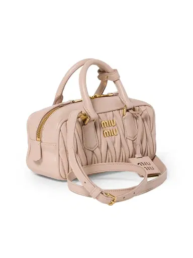 Miu Miu Women's Arcadie Matelassé Nappa Leather Top Handle Bag | Thumbnail 3