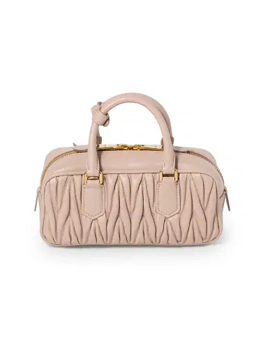 Miu Miu Women's Arcadie Matelassé Nappa Leather Top Handle Bag | Thumbnail 4