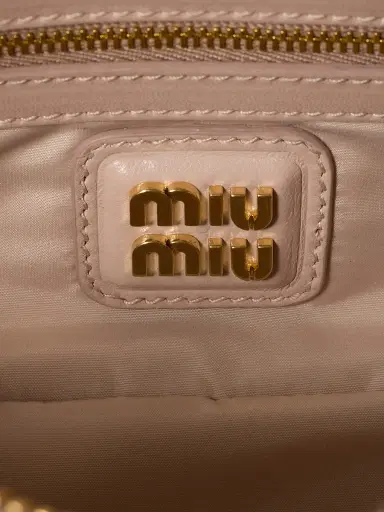 Miu Miu Women's Arcadie Matelassé Nappa Leather Top Handle Bag | Thumbnail 6