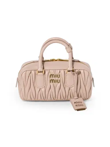 Miu Miu Women's Arcadie Matelassé Nappa Leather Top Handle Bag | Thumbnail 1