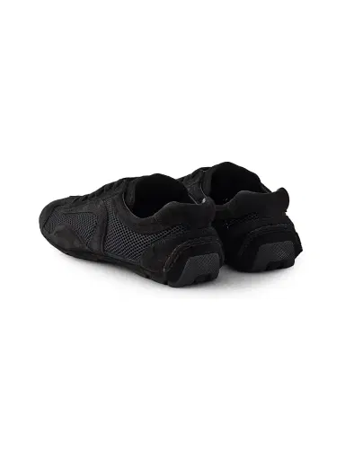 Prada Women's Montecarlo Re-Edition 2005 Suede and Mesh Sneakers - Black | Thumbnail 3 Prada Women's Montecarlo Re-Edition 2005 Suede and Mesh Sneakers - Black | Thumbnail 3