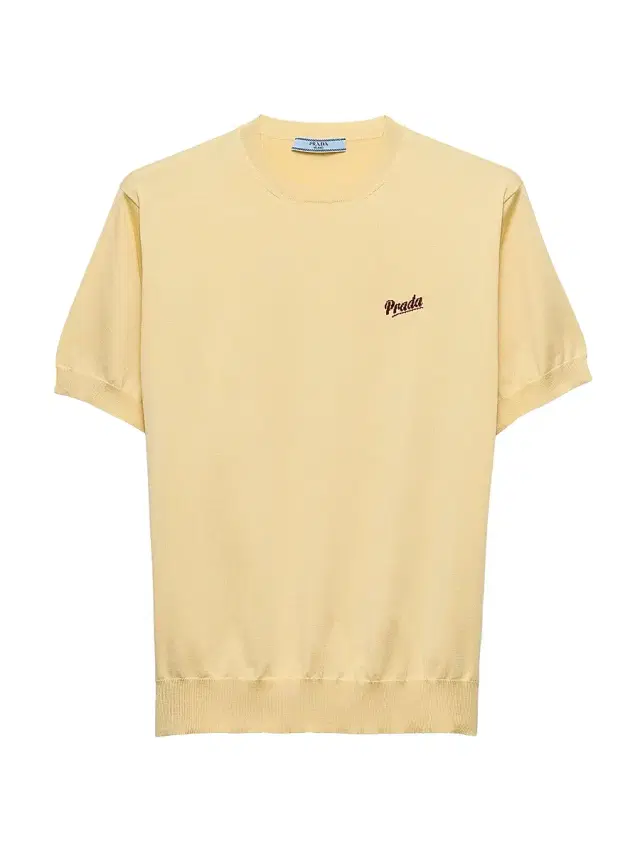 Women's Silk Crew-Neck Sweater - Yellow