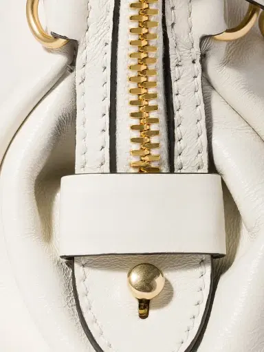Miu Miu Women's Caprice Shiny Leather Shoulder Bag - White | Thumbnail 5 Miu Miu Women's Caprice Shiny Leather Shoulder Bag - White | Thumbnail 5