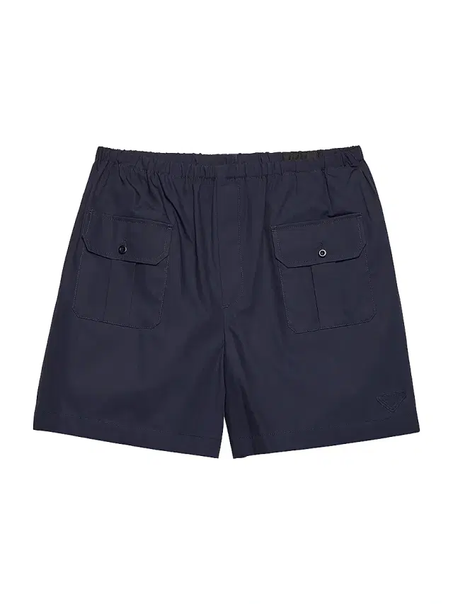 Men's Cotton Poplin Bermuda Shorts - Navy Blue