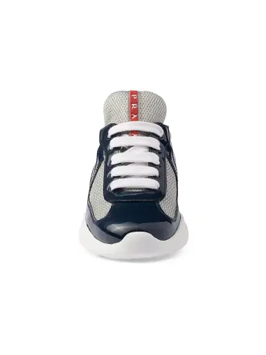 Prada Women's America's Cup Biker Fabric Sneakers - Navy - Size 5.5 | Thumbnail 5