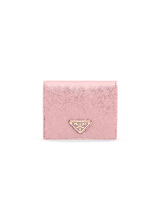 Prada Women's  Saffiano Leather Wallet - Baby Pink