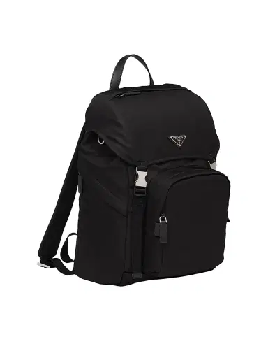 Prada Men's Re-Nylon and Saffiano Leather Backpack | Thumbnail 3 Prada Men's Re-Nylon and Saffiano Leather Backpack | Thumbnail 3