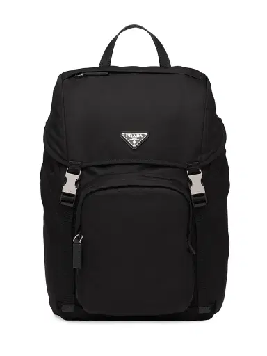 Prada Men's Re-Nylon and Saffiano Leather Backpack | Thumbnail 1 Prada Men's Re-Nylon and Saffiano Leather Backpack | Thumbnail 1