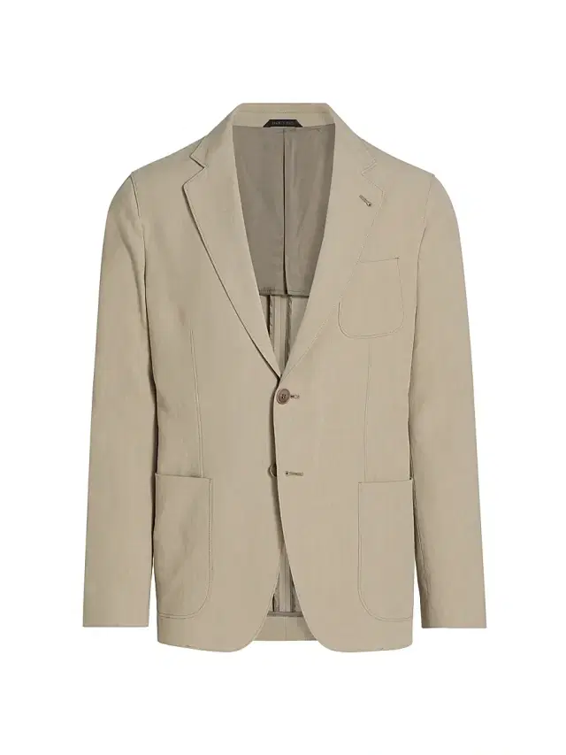Giorgio Armani Men's Upton Linen Jacket - Solid Light