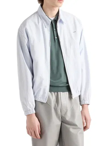 Prada Men's Superfine Wool Polo Shirt | Thumbnail 2