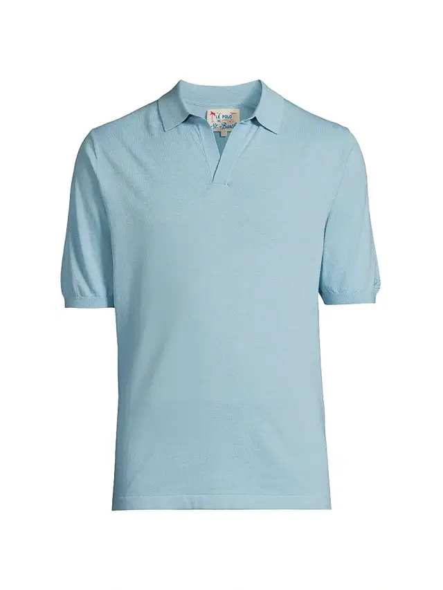 Men's Sloan Cotton Sweater - Light Blue