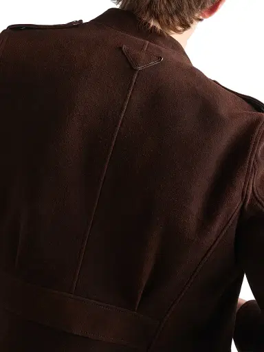 Prada Men's Suede Jacket - Brown - Size 44 | Thumbnail 5 Prada Men's Suede Jacket - Brown - Size 44 | Thumbnail 5