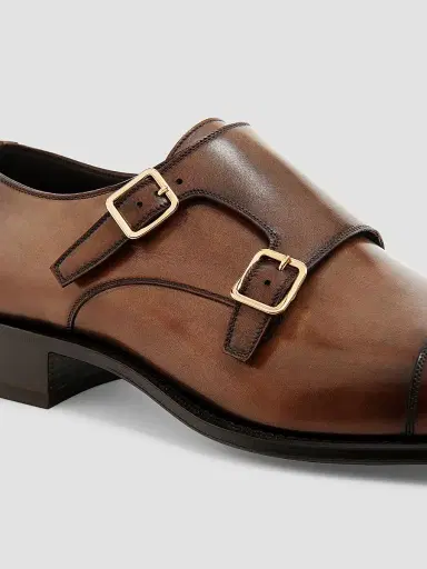 Tom Ford Men's Claydon Double-Monk-Strap Shoes | Thumbnail 6 Tom Ford Men's Claydon Double-Monk-Strap Shoes | Thumbnail 6