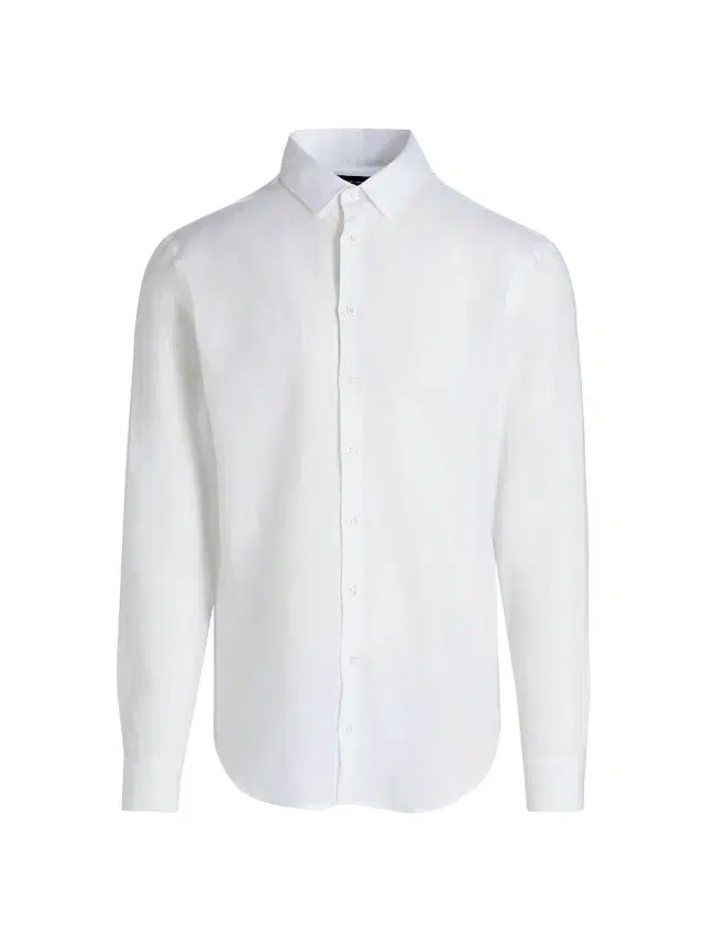 Men's Solid Linen Shirt - Solid White