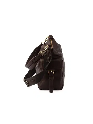 Prada Women's Large Explore Nappa Leather Shoulder Bag - Dark Brown | Thumbnail 5 Prada Women's Large Explore Nappa Leather Shoulder Bag - Dark Brown | Thumbnail 5