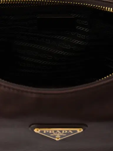 Prada Women's Large Explore Nappa Leather Shoulder Bag - Dark Brown | Thumbnail 7 Prada Women's Large Explore Nappa Leather Shoulder Bag - Dark Brown | Thumbnail 7