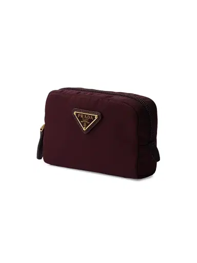 Prada Re-Nylon Necessaire Pouch - Dark Red | Thumbnail 2 Prada Re-Nylon Necessaire Pouch - Dark Red | Thumbnail 2