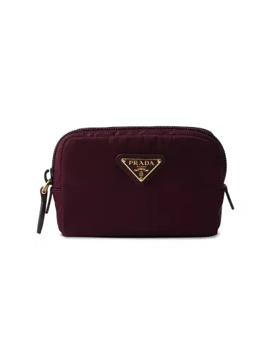 Prada Re-Nylon Necessaire Pouch - Dark Red | Thumbnail 1 Prada Re-Nylon Necessaire Pouch - Dark Red | Thumbnail 1