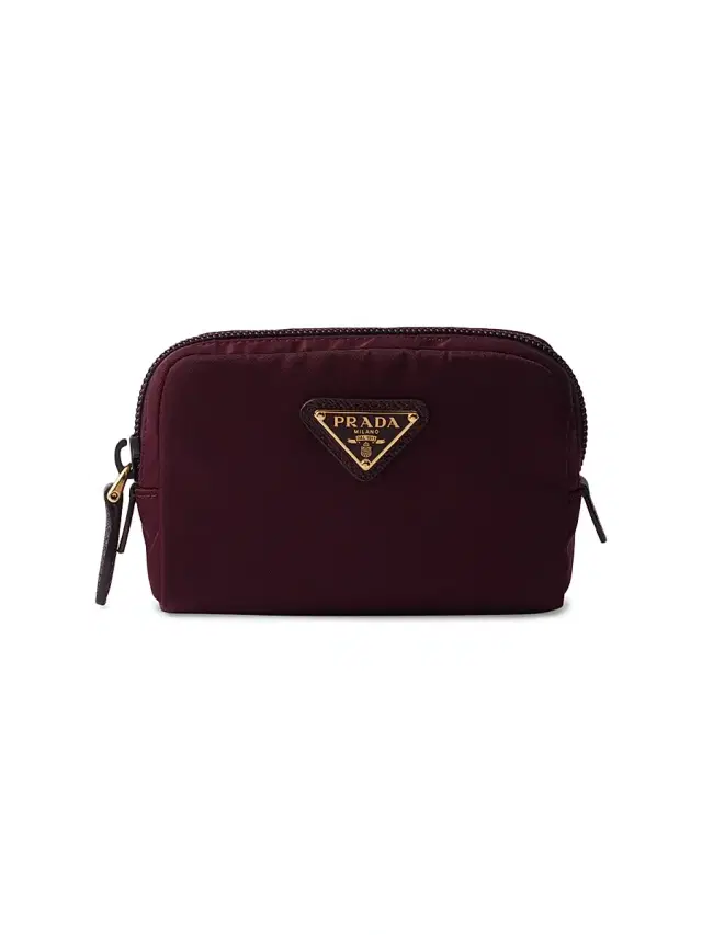 Prada Re-Nylon Necessaire Pouch - Dark Red