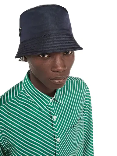 Prada Men's Re-Nylon Bucket Hat - Blue - Size Medium | Thumbnail 2