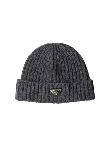 Prada Men's Wool Beanie | Thumbnail 1 Prada Men's Wool Beanie | Thumbnail 1