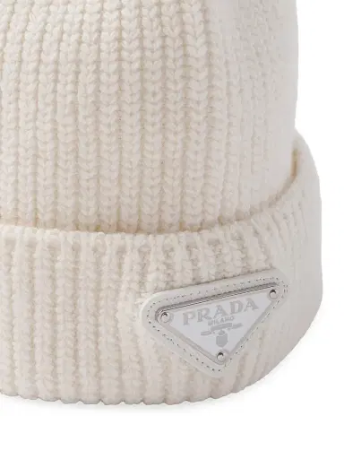 Prada Men's Wool and Cashmere Beanie | Thumbnail 3