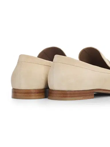 Gianvito Rossi Men's Full-Grain Leather Penny Loafers - Dune | Thumbnail 3 Gianvito Rossi Men's Full-Grain Leather Penny Loafers - Dune | Thumbnail 3