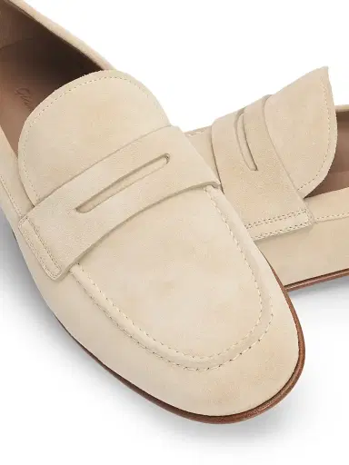 Gianvito Rossi Men's Full-Grain Leather Penny Loafers - Dune | Thumbnail 5 Gianvito Rossi Men's Full-Grain Leather Penny Loafers - Dune | Thumbnail 5
