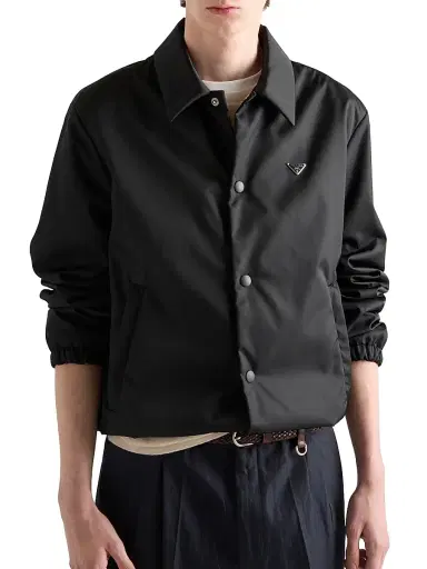 Prada Men's Re-Nylon Blouson Jacket - Black - Size 48 | Thumbnail 2 Prada Men's Re-Nylon Blouson Jacket - Black - Size 48 | Thumbnail 2