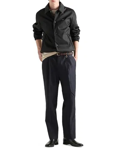 Prada Men's Re-Nylon Blouson Jacket | Thumbnail 6 Prada Men's Re-Nylon Blouson Jacket | Thumbnail 6