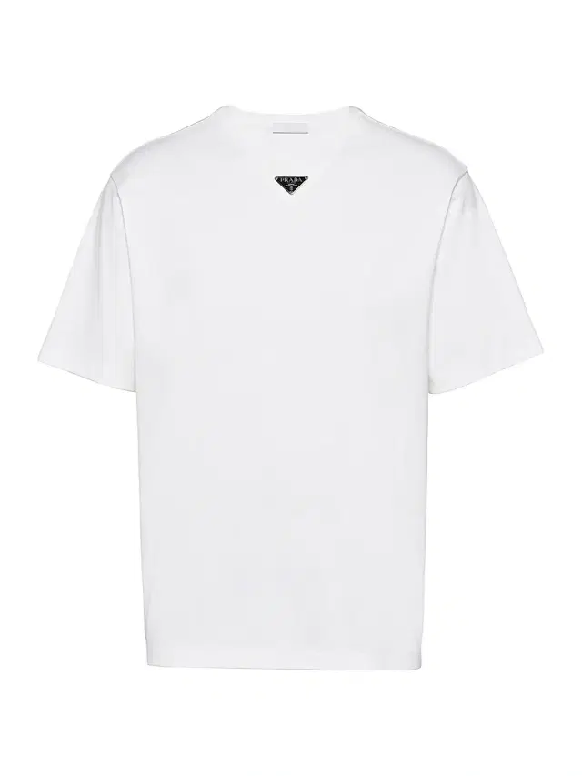 Prada Men's Cotton T-Shirt - White