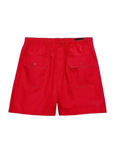 Prada Men's Cotton Poplin Bermuda Shorts - Red | Thumbnail 1