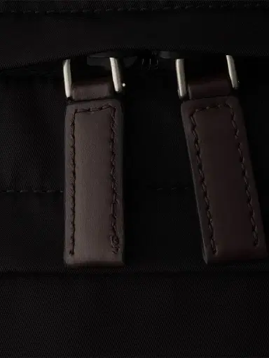 Prada Men's Re-Nylon and Leather Backpack | Thumbnail 6 Prada Men's Re-Nylon and Leather Backpack | Thumbnail 6