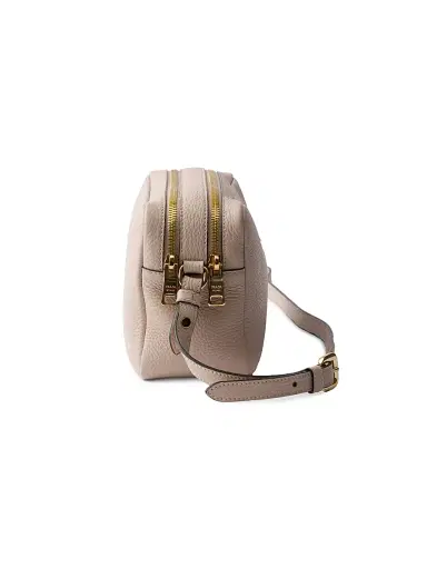 Prada Women's Small Leather Shoulder Bag - Pink Gold | Thumbnail 4