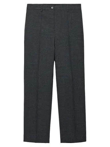 Prada Women's Rush Stitch Pants - Grey | Thumbnail 1