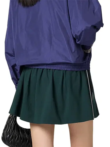 Miu Miu Women's Cotton Jersey Mini-Skirt - Green - Size XS | Thumbnail 4 Miu Miu Women's Cotton Jersey Mini-Skirt - Green - Size XS | Thumbnail 4