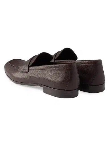 Prada Men's Leather Loafers - Brown | Thumbnail 3 Prada Men's Leather Loafers - Brown | Thumbnail 3
