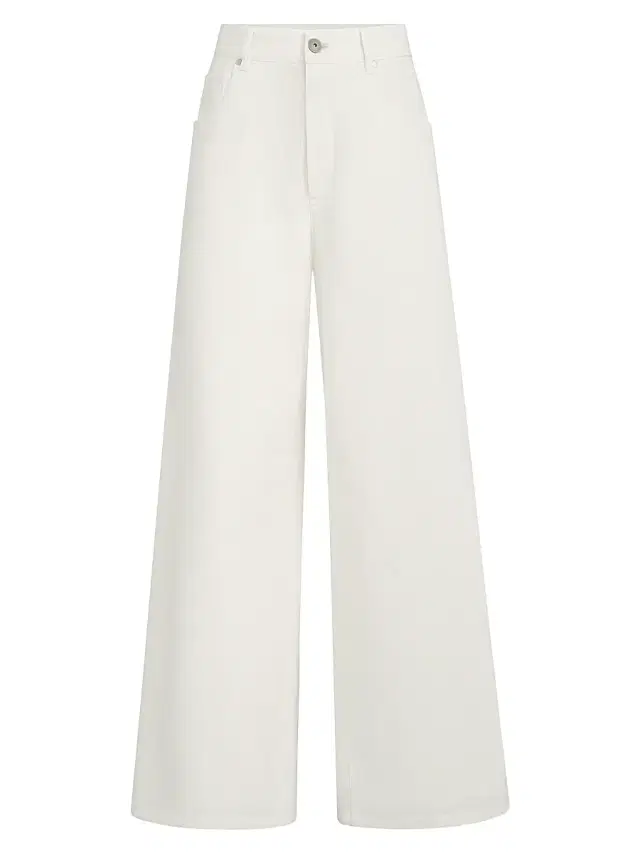 Brunello Cucinelli Women's Dyed Denim Relaxed Jeans with Monili - Panama