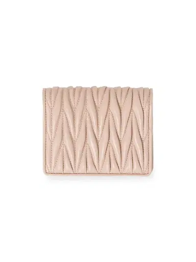 Miu Miu Women's Small Matelassé Nappa Leather Wallet | Thumbnail 3 Miu Miu Women's Small Matelassé Nappa Leather Wallet | Thumbnail 3
