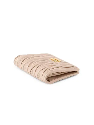 Miu Miu Women's Small Matelassé Nappa Leather Wallet | Thumbnail 4 Miu Miu Women's Small Matelassé Nappa Leather Wallet | Thumbnail 4