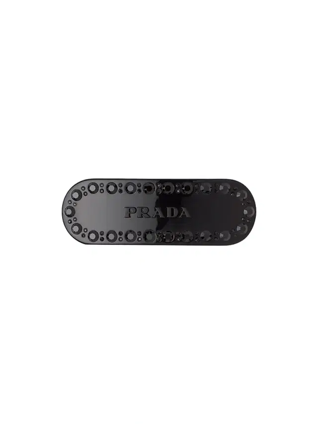 Prada Women's Plex Hair Clip - Black