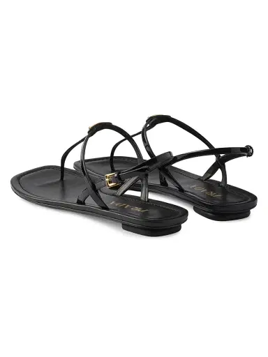 Prada Women's Patent Leather Thong Sandals - Black - Size 9.5 | Thumbnail 3 Prada Women's Patent Leather Thong Sandals - Black - Size 9.5 | Thumbnail 3