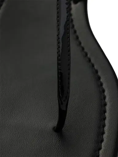 Prada Women's Patent Leather Thong Sandals - Black - Size 9.5 | Thumbnail 5 Prada Women's Patent Leather Thong Sandals - Black - Size 9.5 | Thumbnail 5